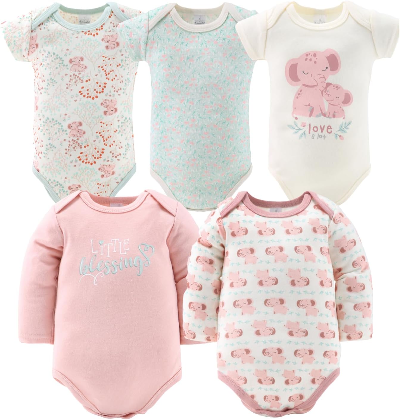 Peanutshell Baby Layette Set - Soft Cohesive Collection for newborn Girls