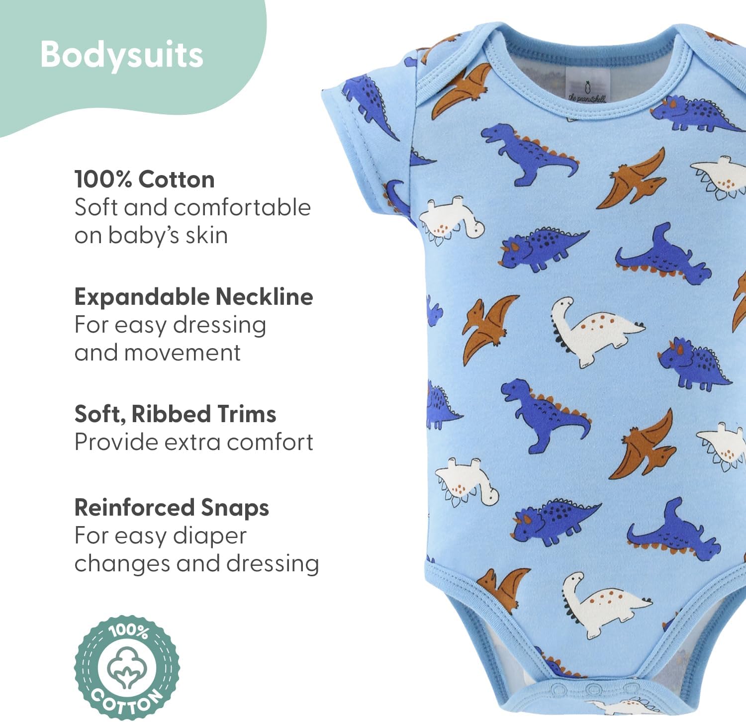 The Peanutshell Baby Layette Gift Set for Boys 0-3 Months