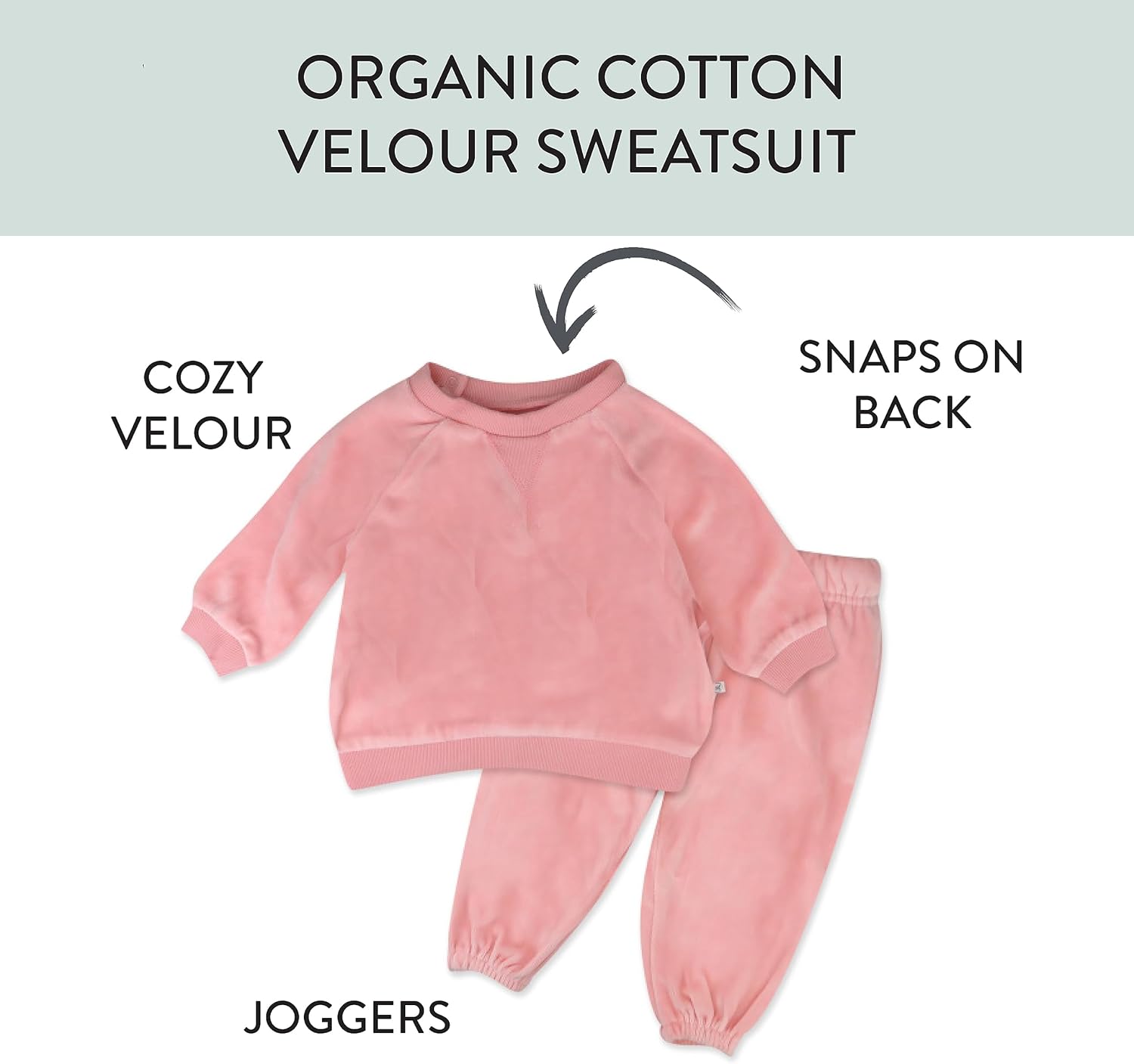 Honest Baby Velour Set