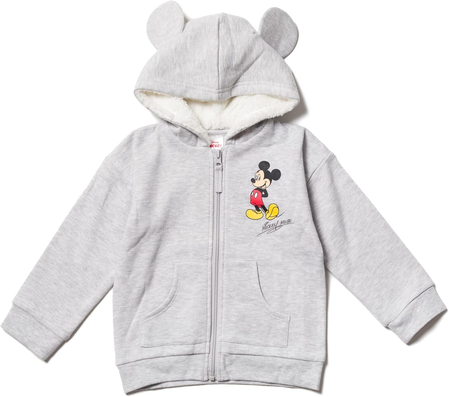 Disney Mickey Mouse Toddler Fleece Zip Up Hoodie