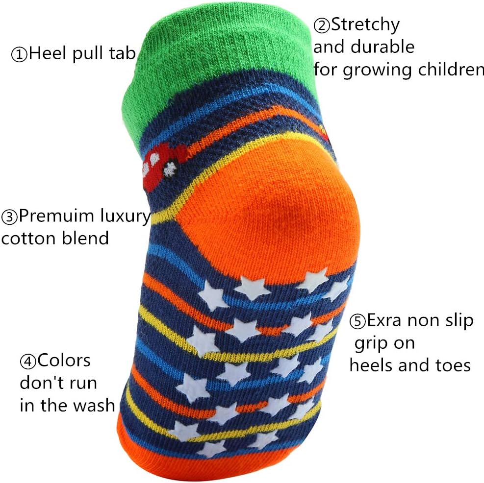 12 Pairs Toddler Boy Socks