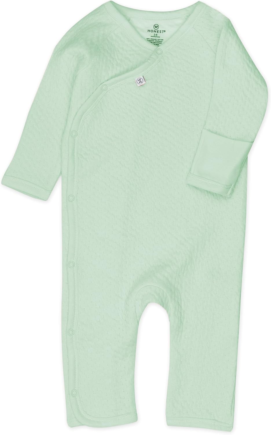 Honest Baby One-Piece Romper Quilted Organic Cotton