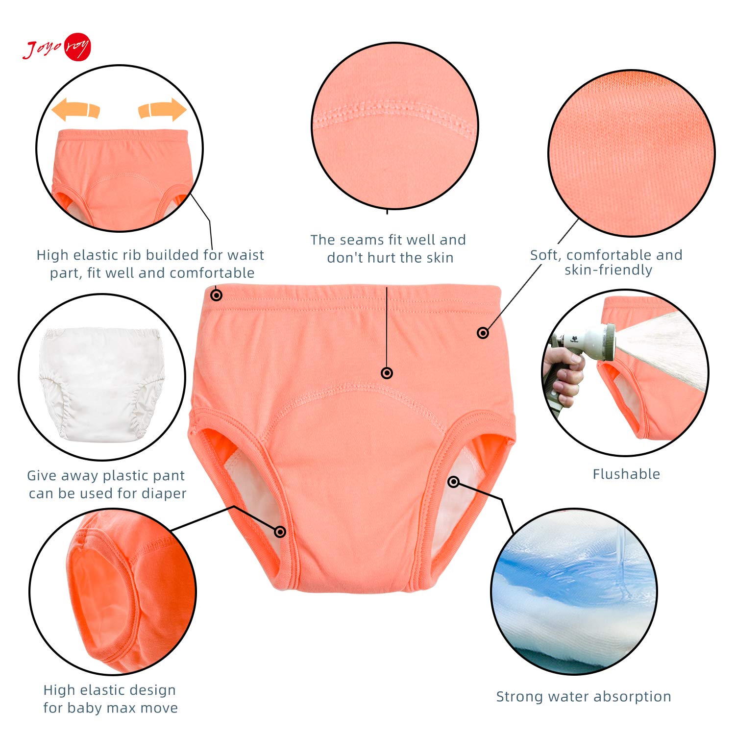 Joyo Roy 6Pcs Toddler Training Underwear