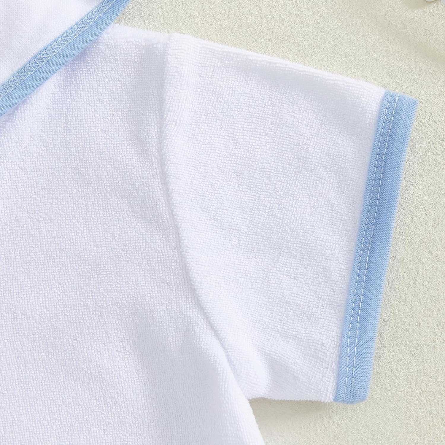 Toddler Baby Boy Girl Swim Cover Up Towel Set