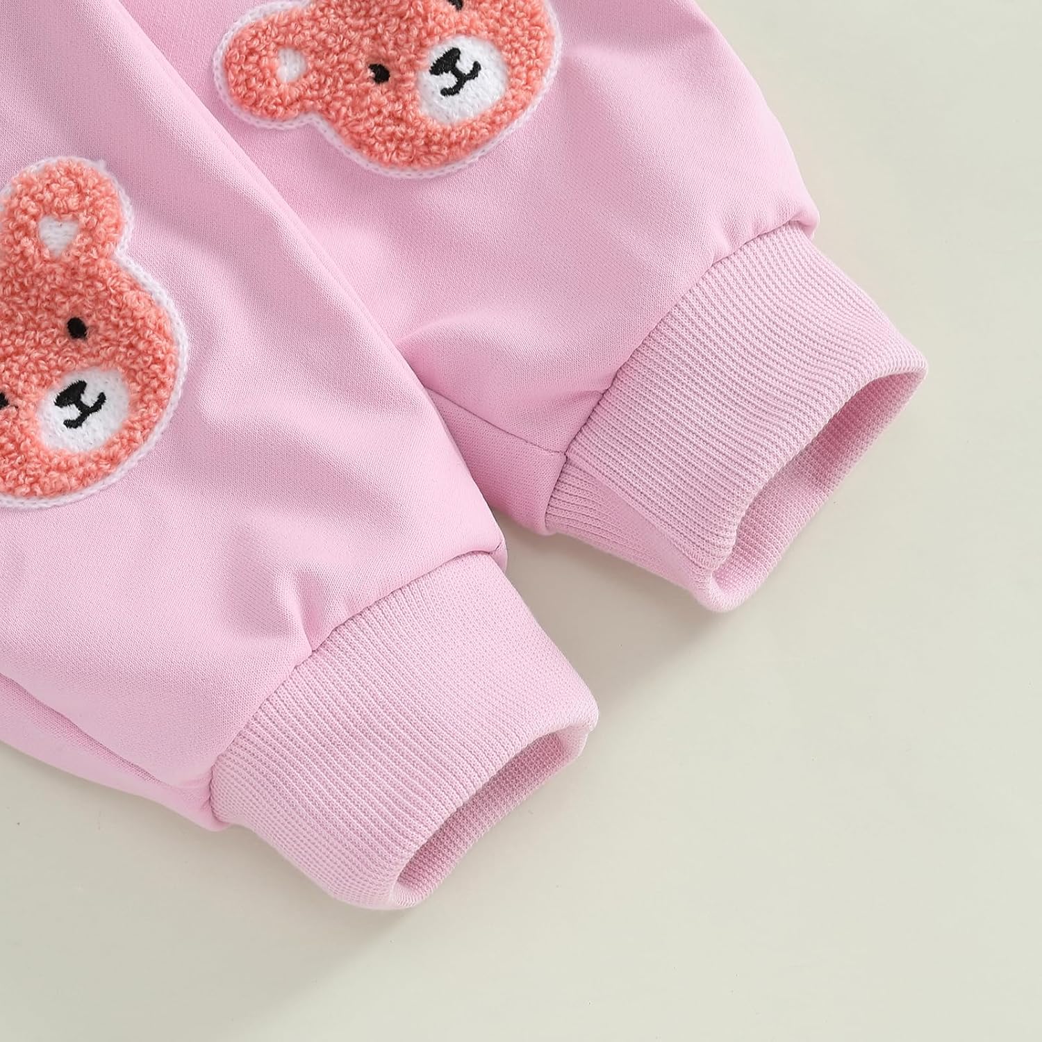 Fall Winter Toddler Bear Sweater Pants Set