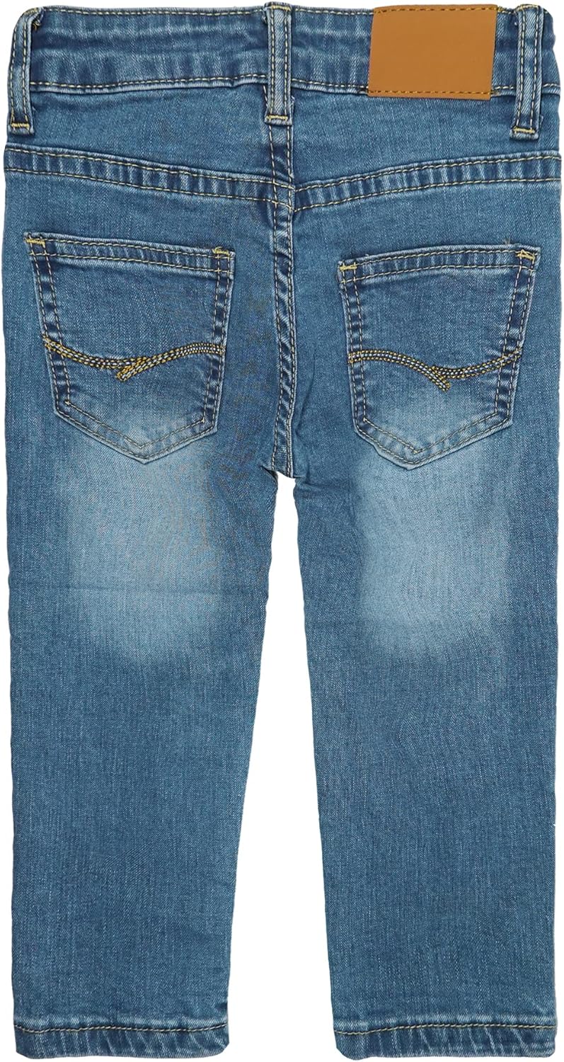 KIDSCOOL SPACE - Elastic Ripped Jeans for Little Boys