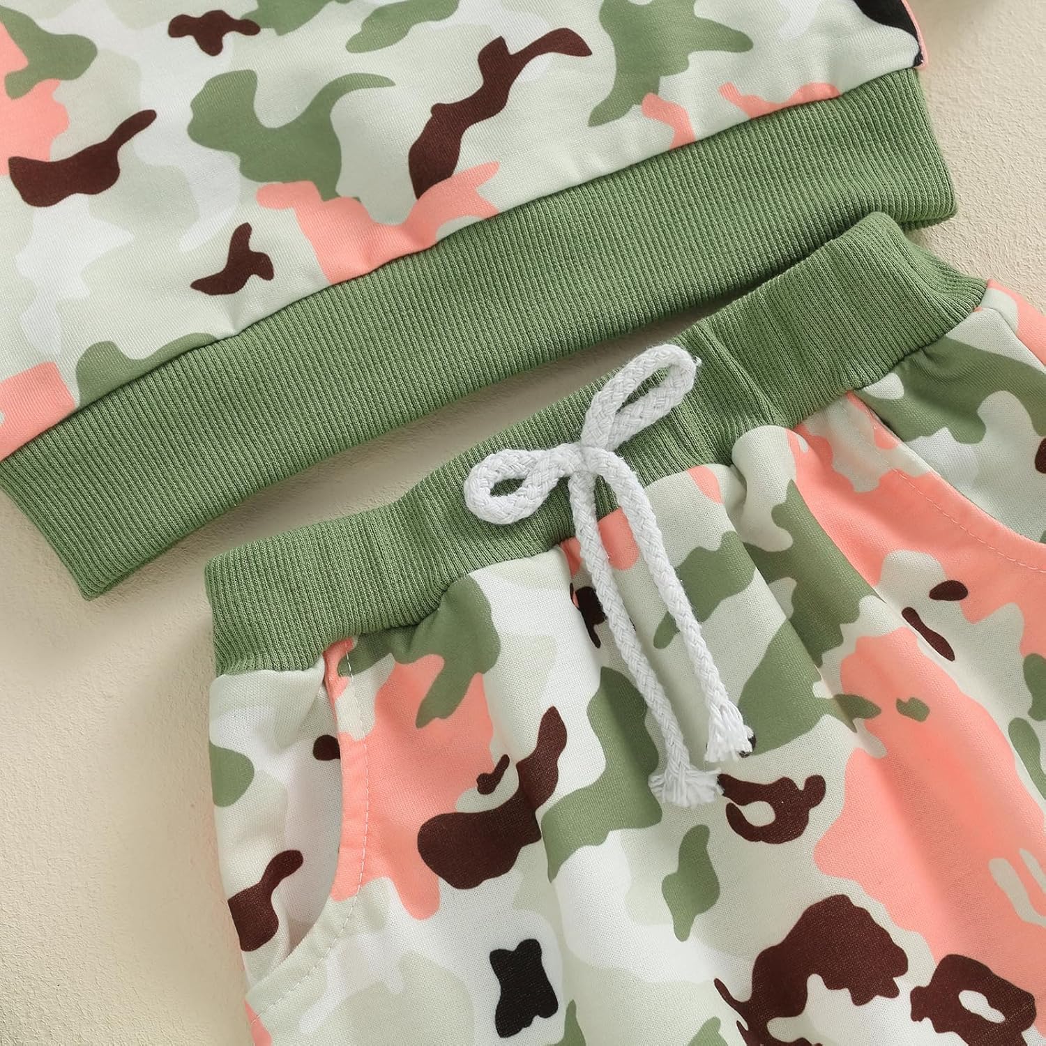 Camouflage Fall Clothes Set for Baby Girls