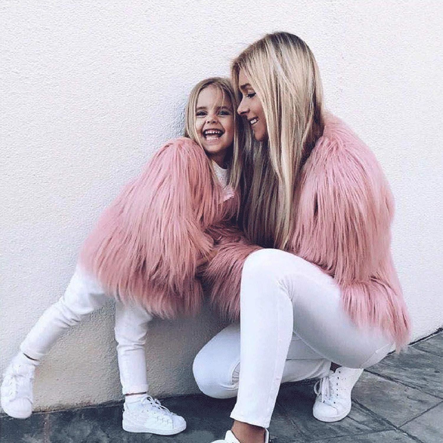 Reusable Faux Furry Jacket for Kids Toddlers