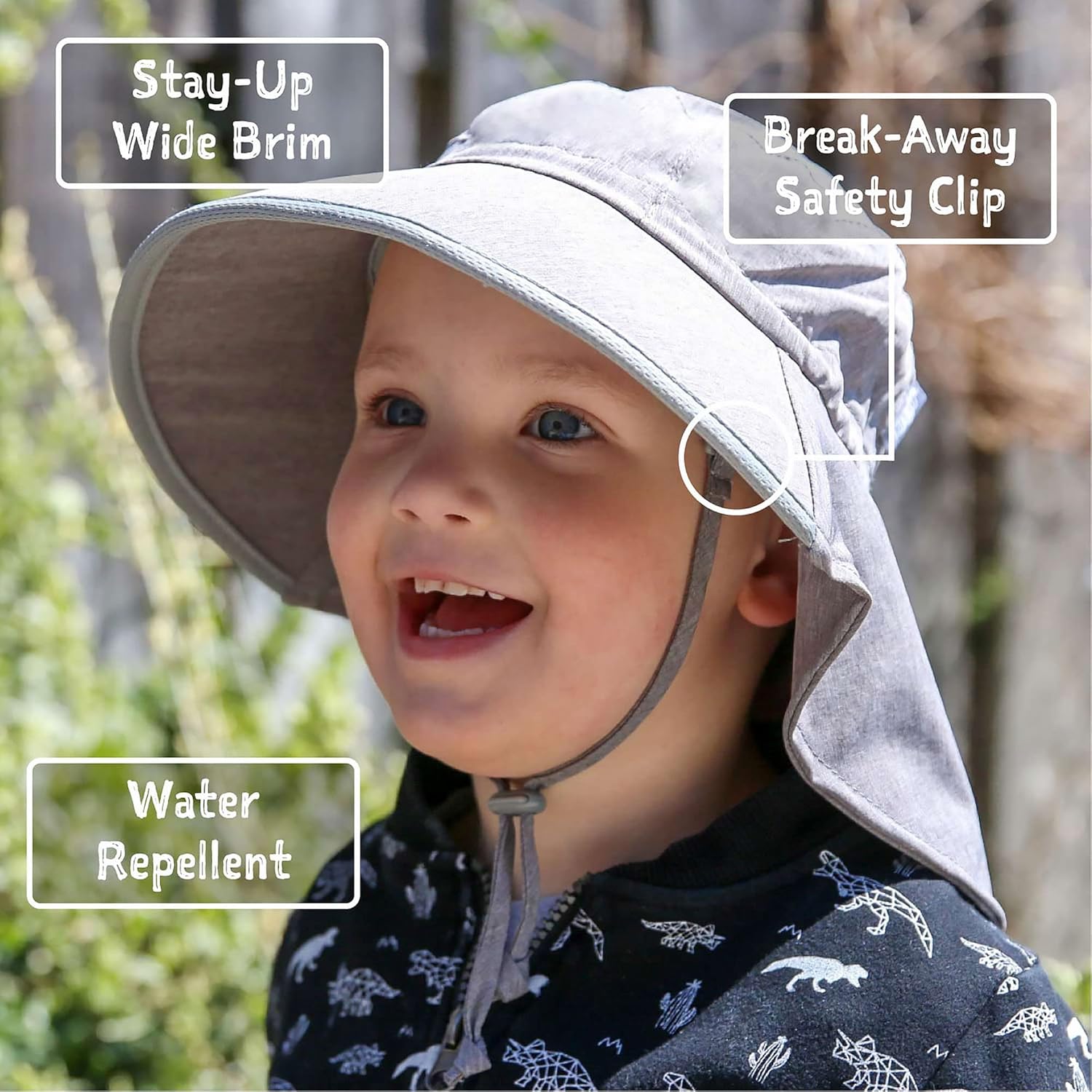 JAN JUL Summer Adventure Wide Brim 50 UPF Sun Hat for Kids