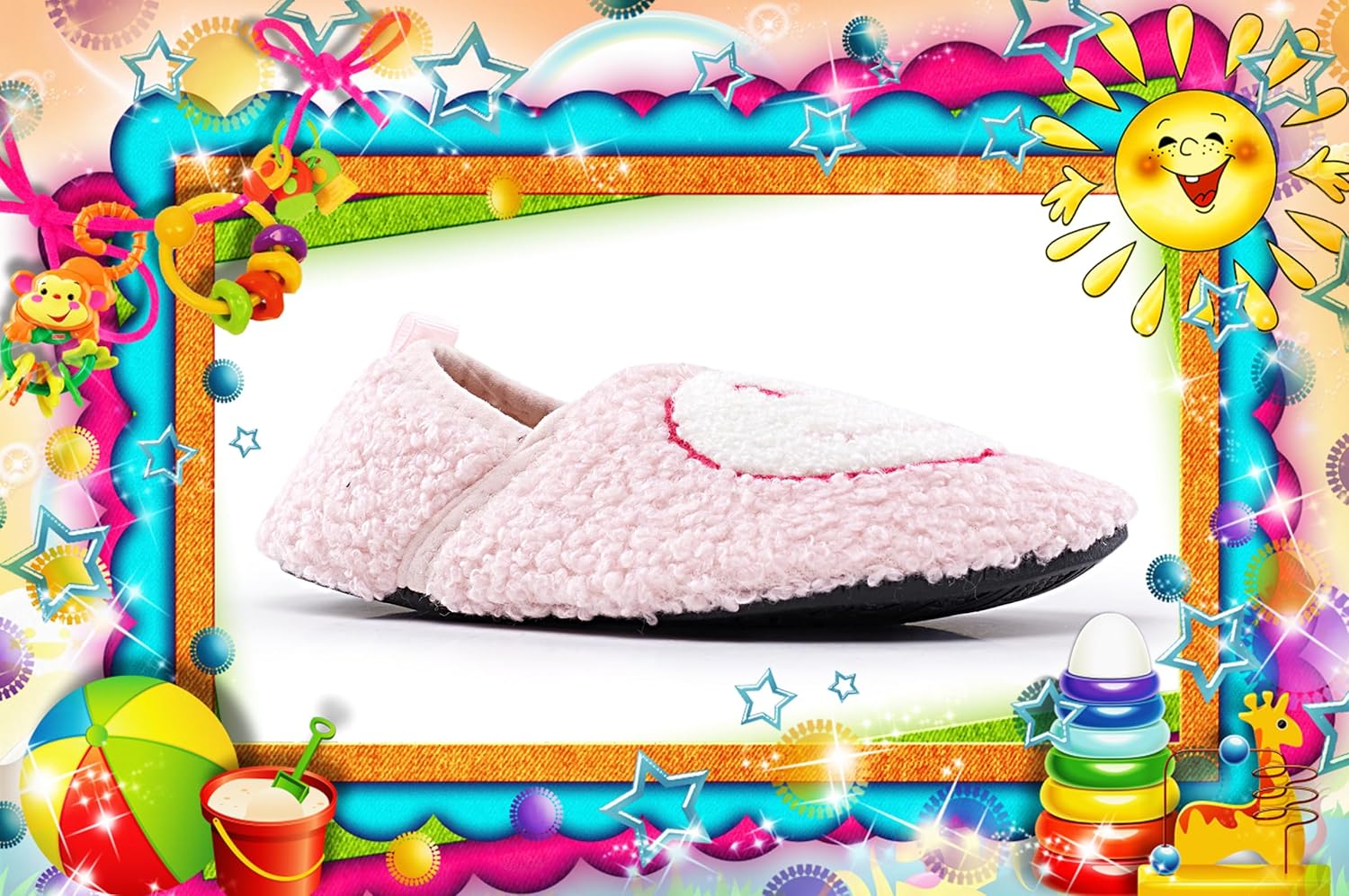 Smile Face Kids Slippers