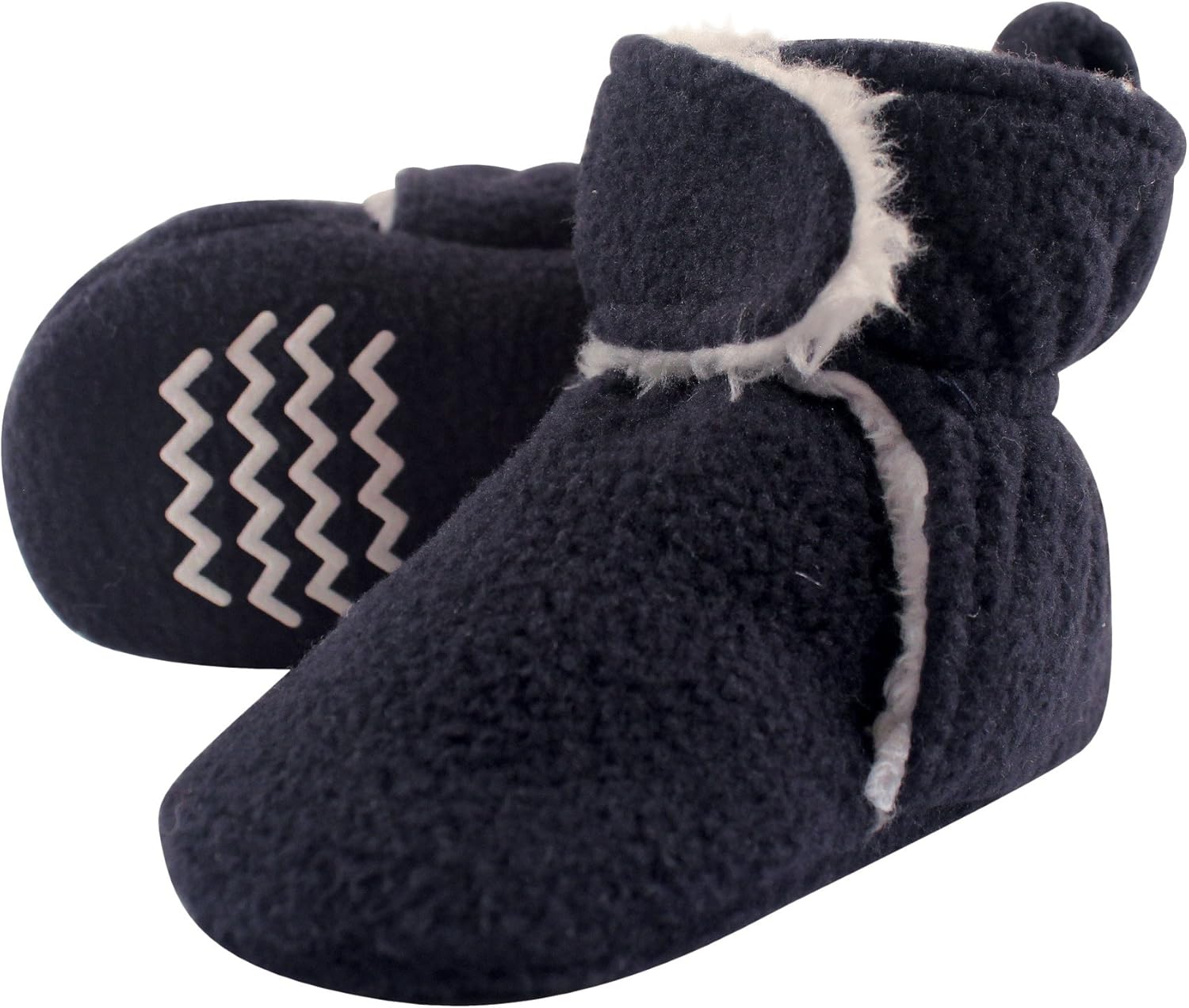 Hudson Baby Cozy Faux Sherpa Booties Perfect for Little Ones
