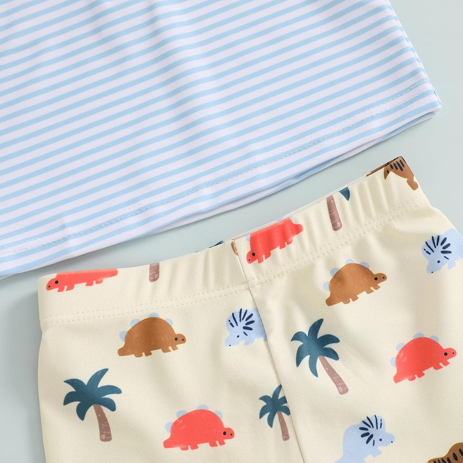 DuAnyozu Baby Boys 3-Piece Rash Guard Swim Set