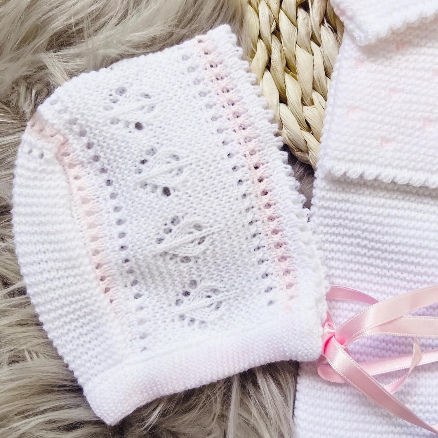 Luxurious Baby Knitted Outfit Set