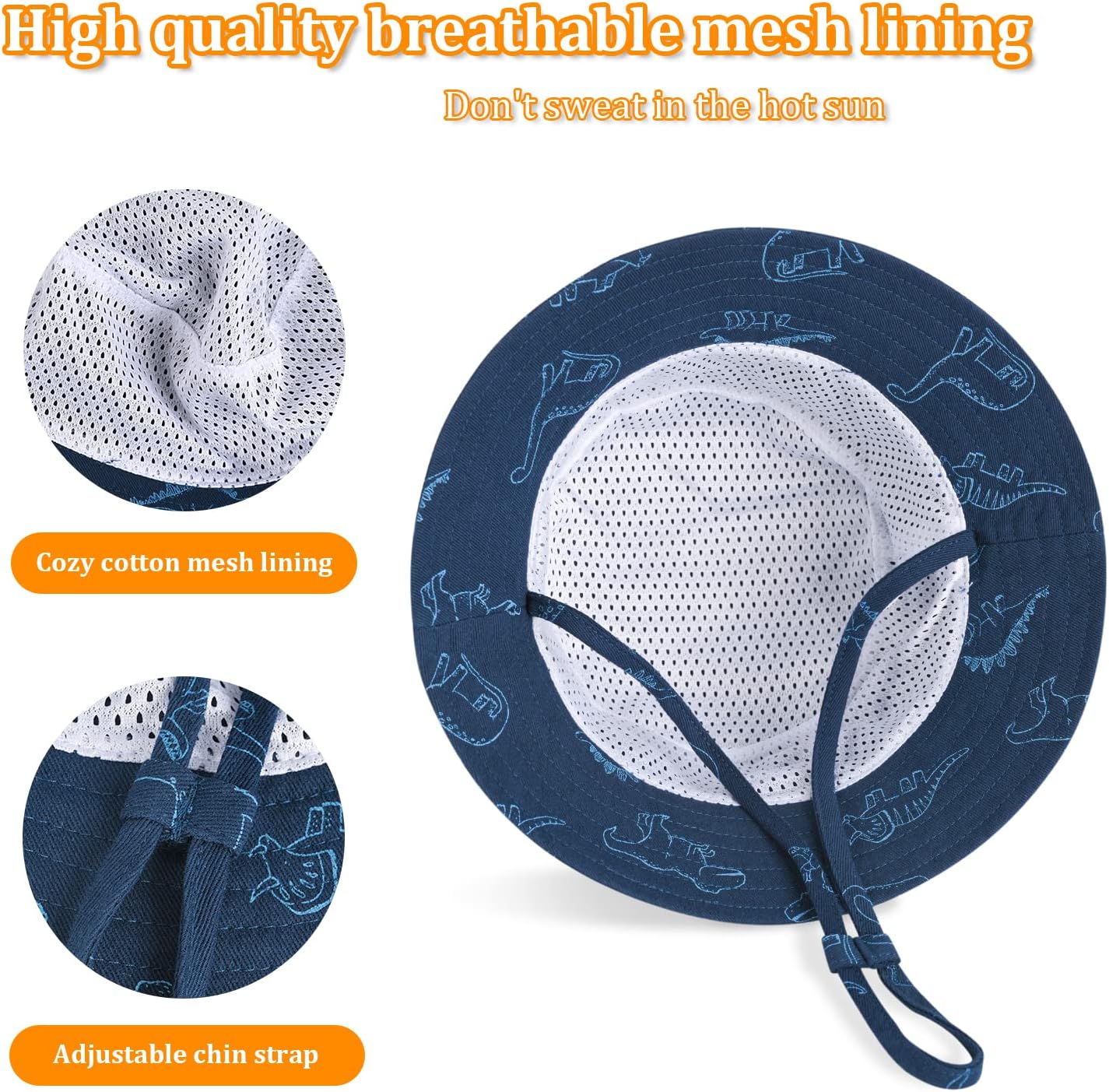 DANMYPro-Protect Baby Boy Sun Hat - UPF 50 for Kids