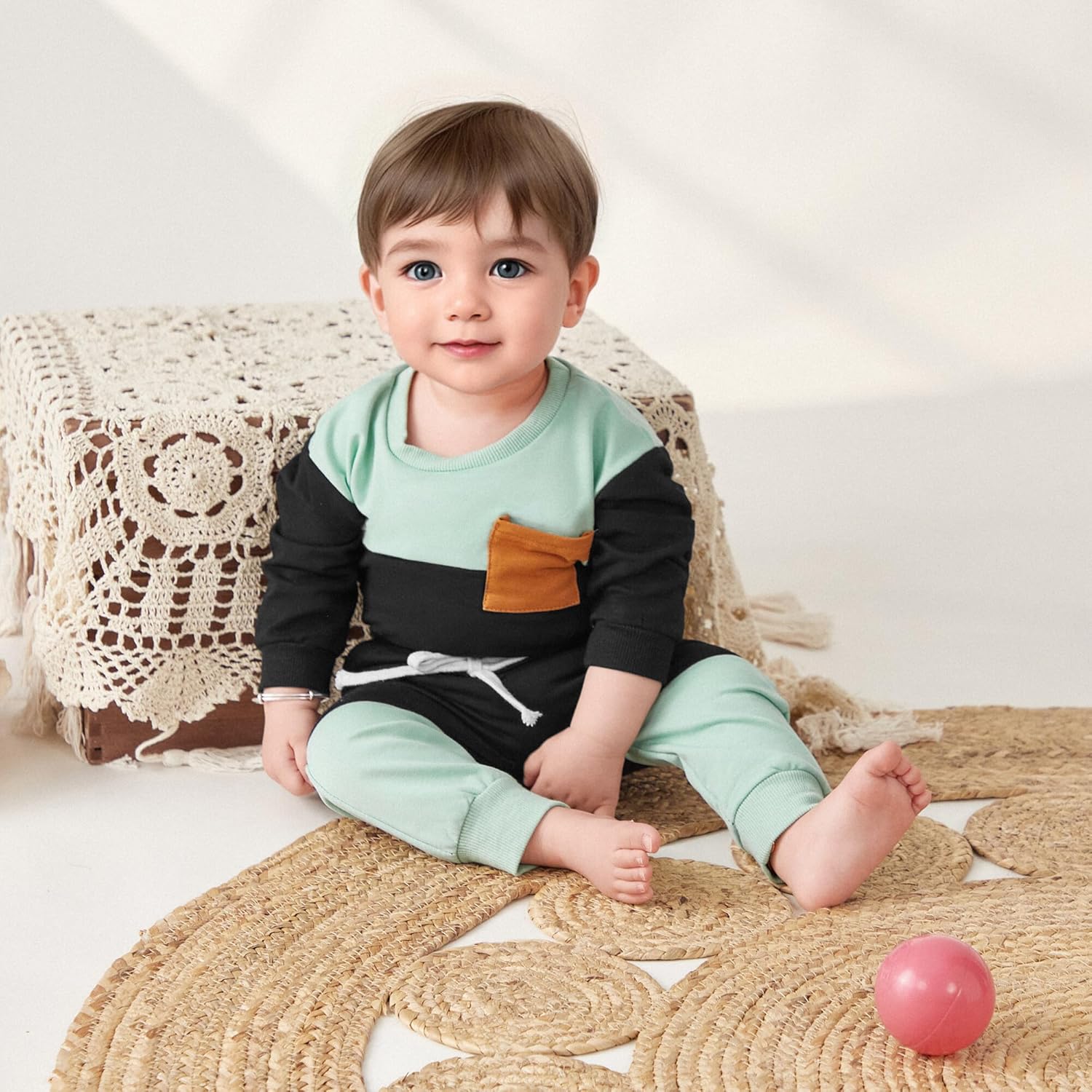 Kupretty Toddler Winter Essentials for Boys - Pajamas Pullover Set