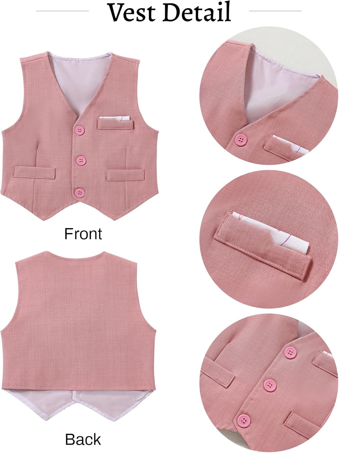 Nilikastta Toddler Boy Formal Suit Wedding Outfit