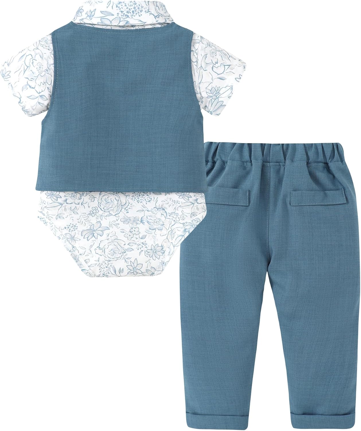 YALLET Baby Boy Suits 4Pcs Set