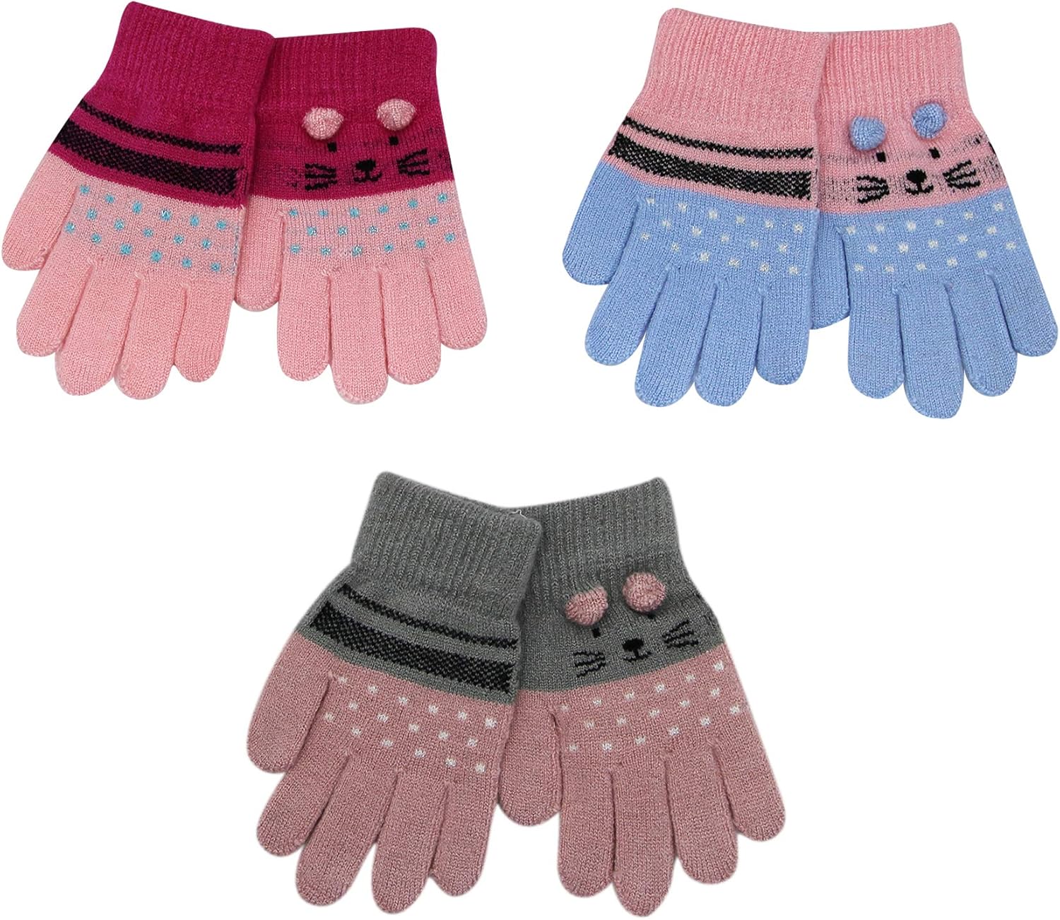 True Warmness Cat Gloves for Kids