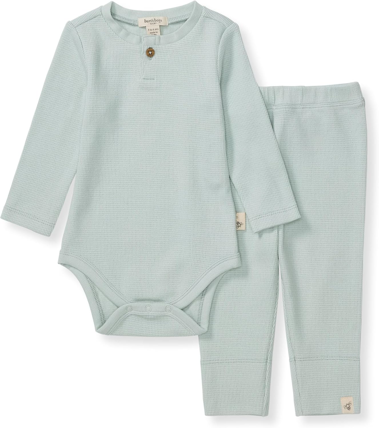 Burts Bees Baby Unisex Bodysuit Pant Set 100 Organic Cotton