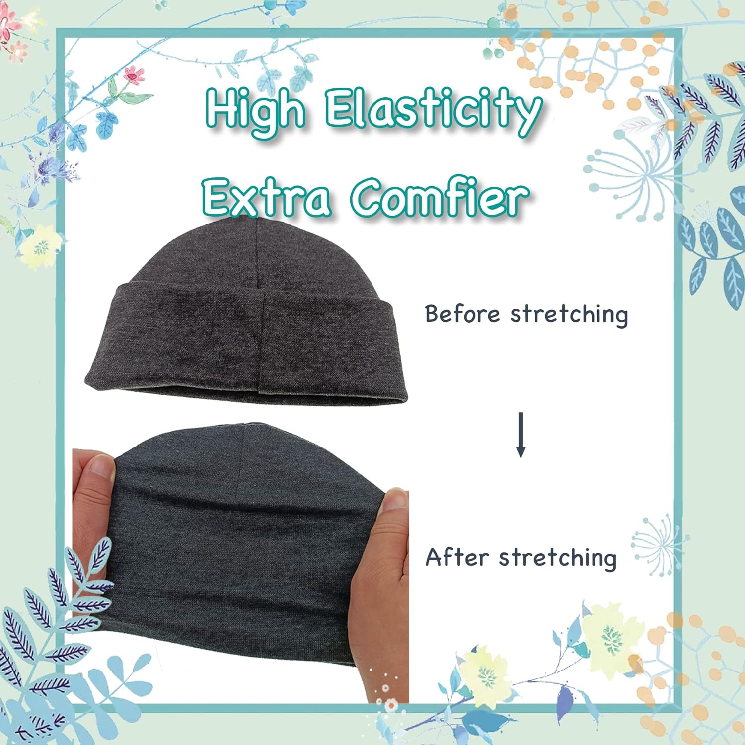Cute Baby Hats with Scratch mittens Set for Newborn