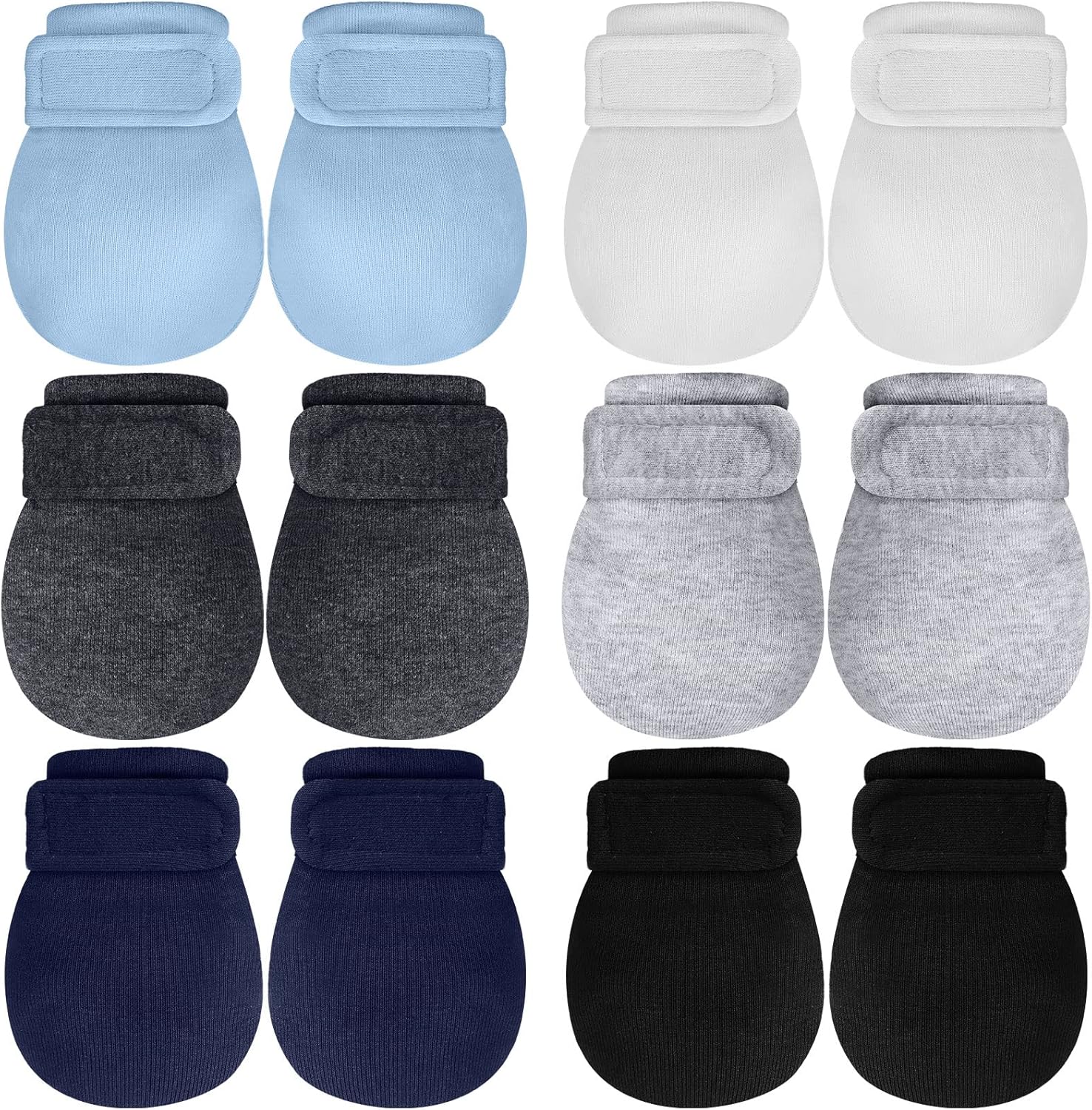Newcotte Baby Mittens Adjustable Soft Warm for Newborns