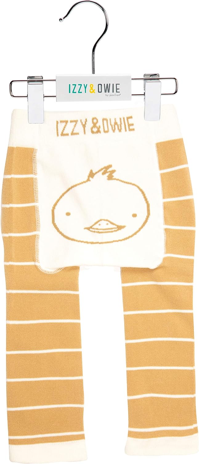 Pavilion Gift Company Duck-Yellow Leggings for Boys 12-24 Months