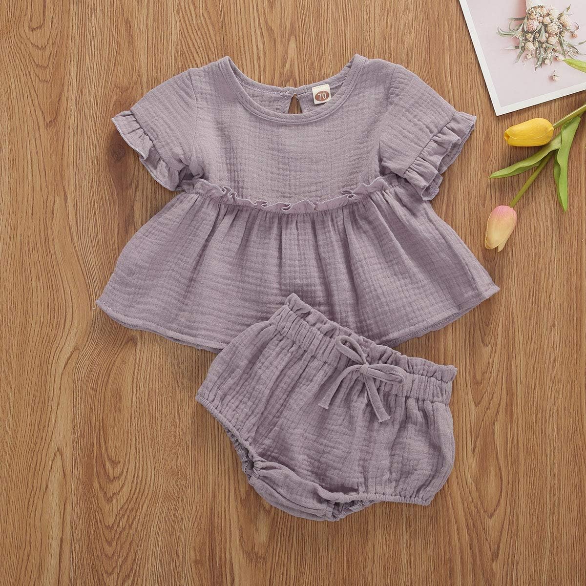 Comfortable Ruffled Sets for Newborn Girls