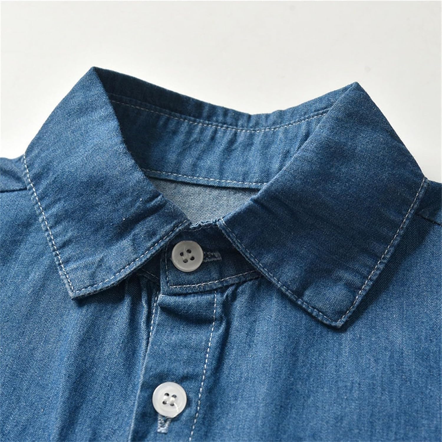 Kapsrqst Button-Down Casual Shirts for Toddler Kids