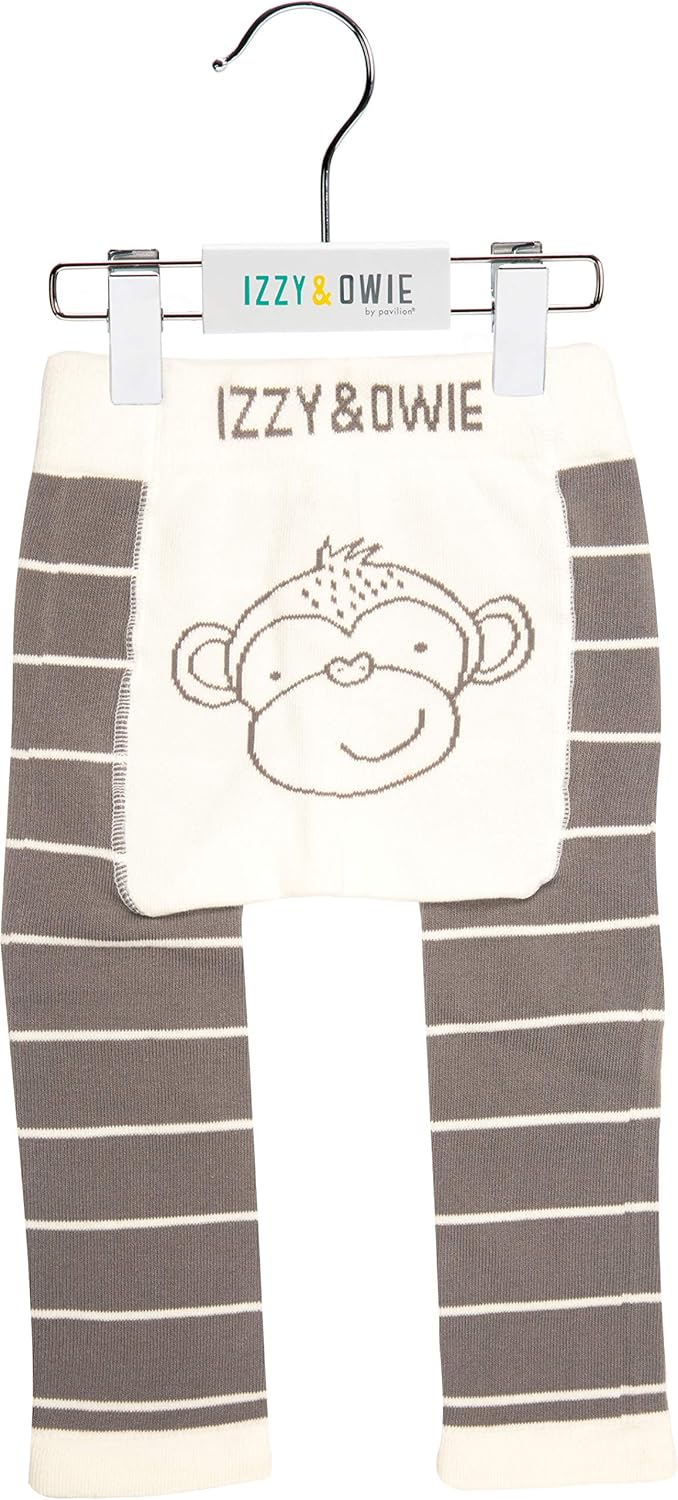 Pavilion Gift Company Monkey Grey Leggings