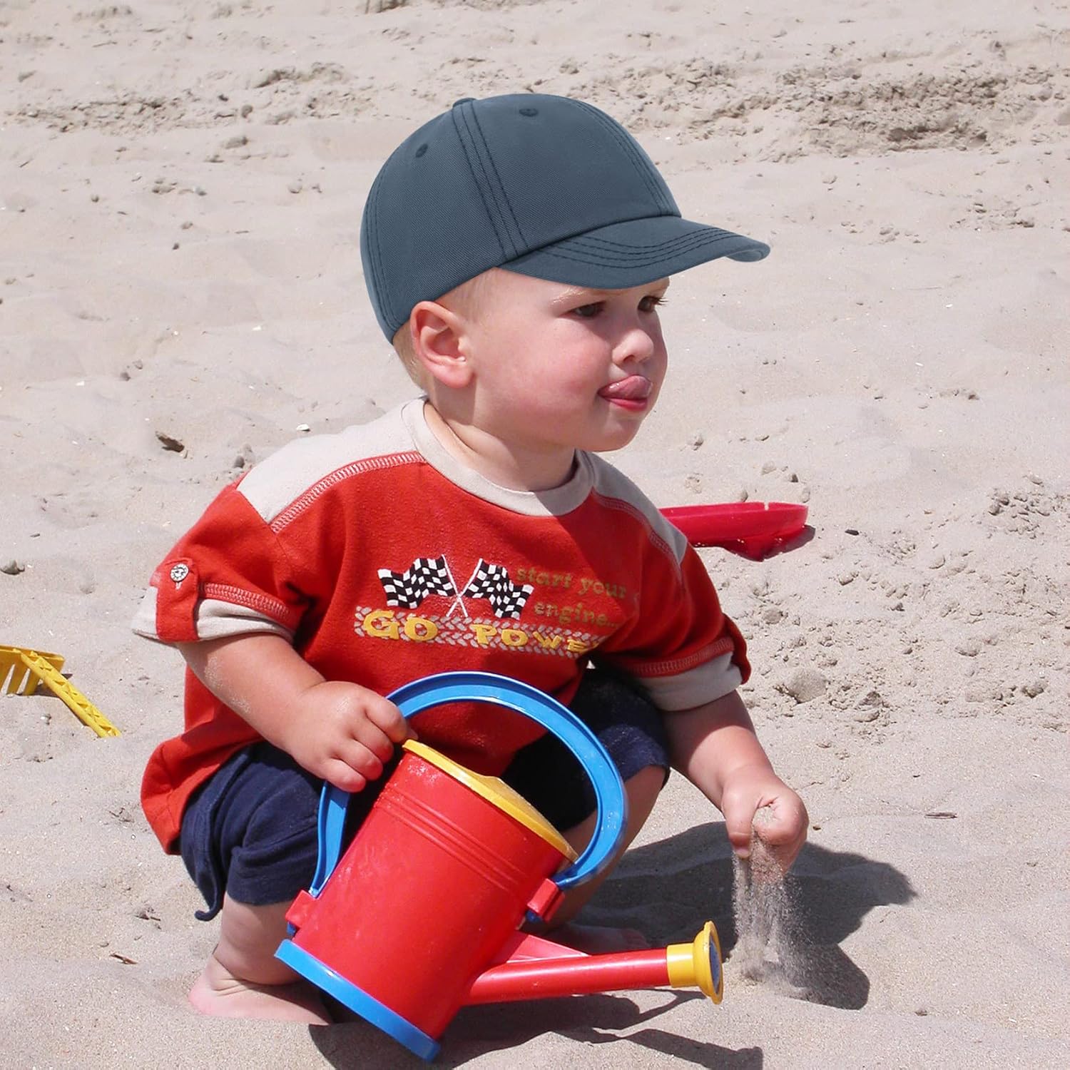 Premium UPF 50 Cotton Baseball Cap for BabiesAdjustable Stylish