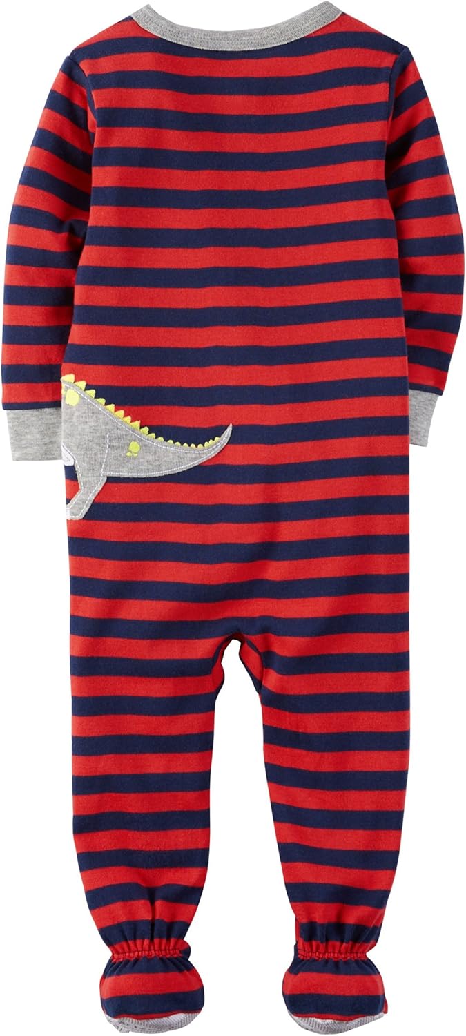 Carters Baby Boys Cotton Ankle-to-Chin Zipshirt