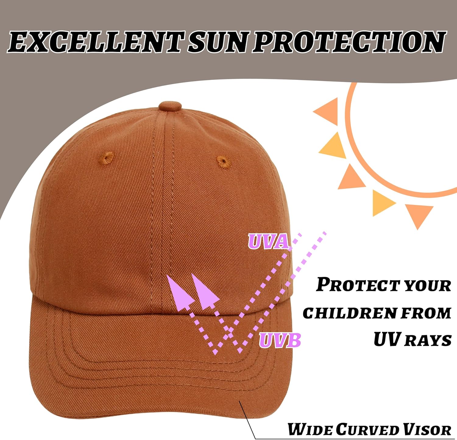 Adjustable Toddler Baseball Cap