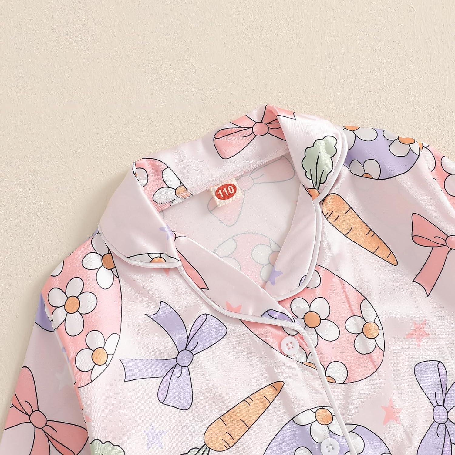 soft cute bunny pajama set for kids