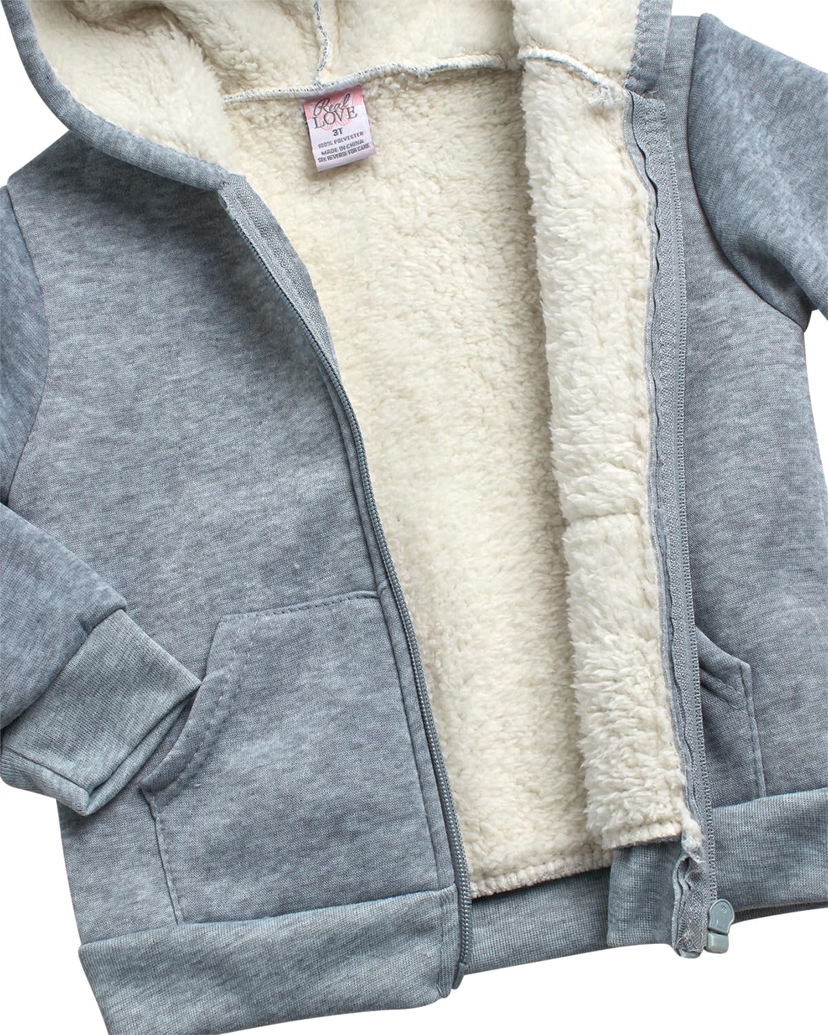 Real Love Baby Girls Jogger Set - Cozy 2-Piece Fleece Set