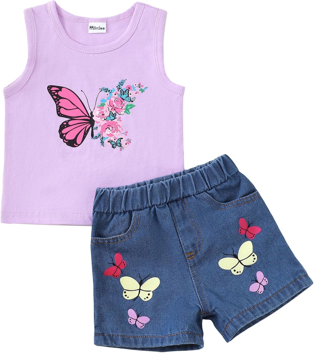 Mikrdoo Summer Baby Girl Clothes Soft Cute