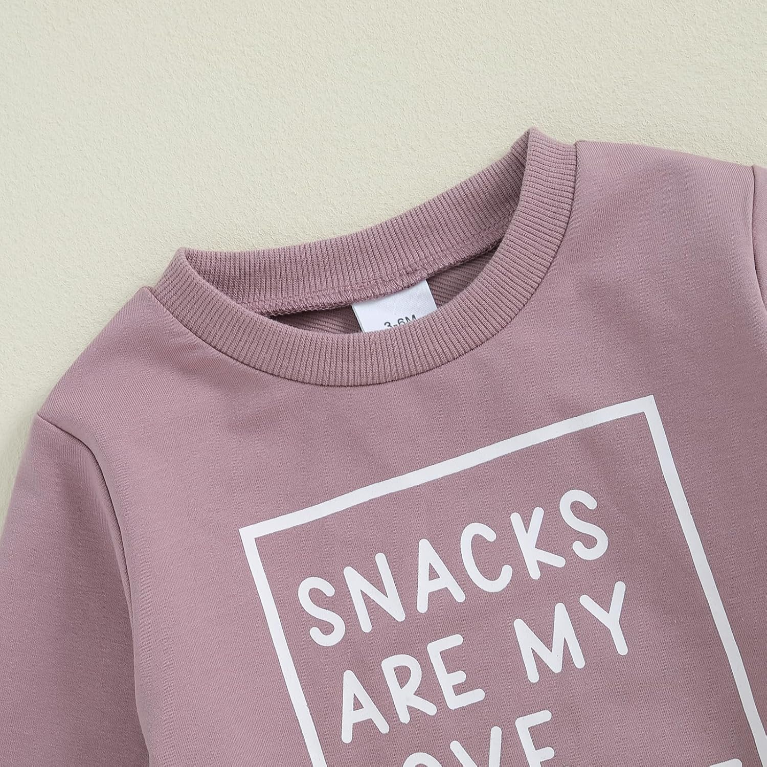 Funny Toddler Girl Clothes Unique Letter Solid Set