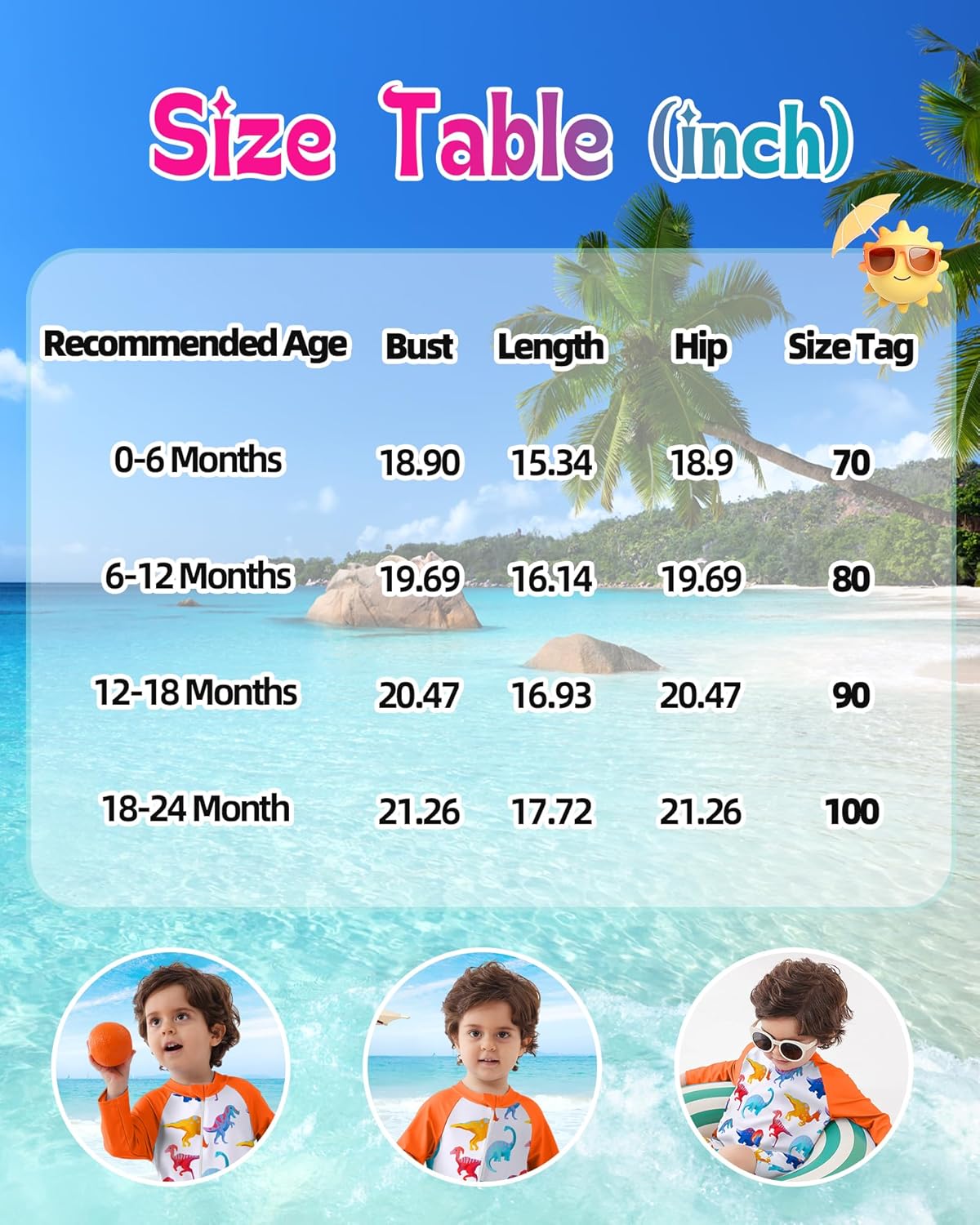 Premium Baby Boy Swimsuit UPF 50