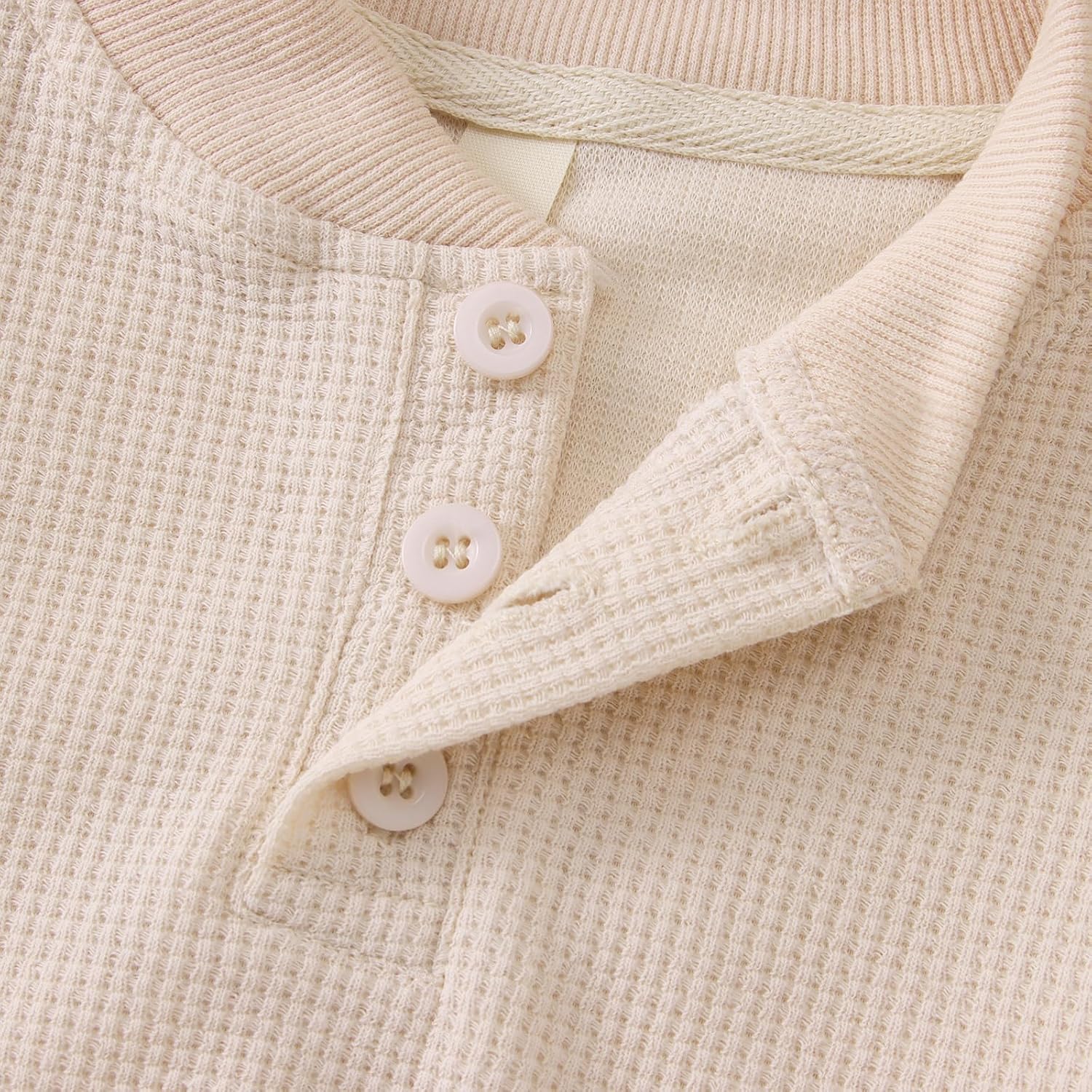 BOUTIKOME Waffle Sweatshirt Toddler Boys