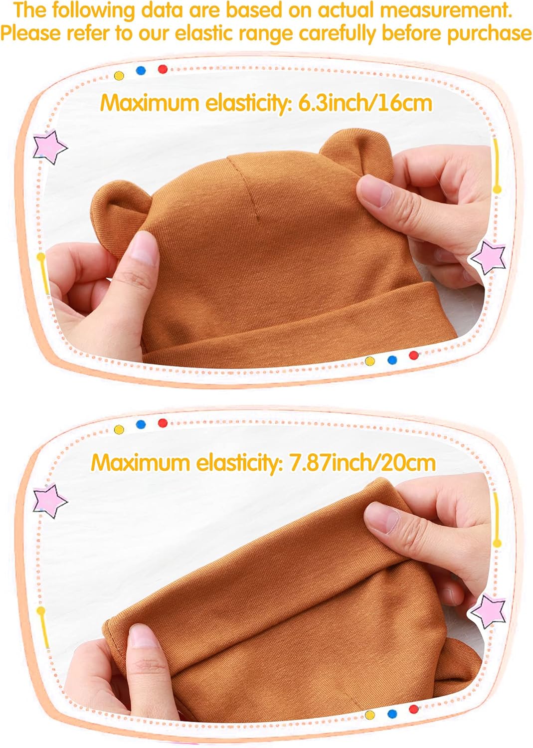 12-Piece Newborn Hat Mittens Gloves Set