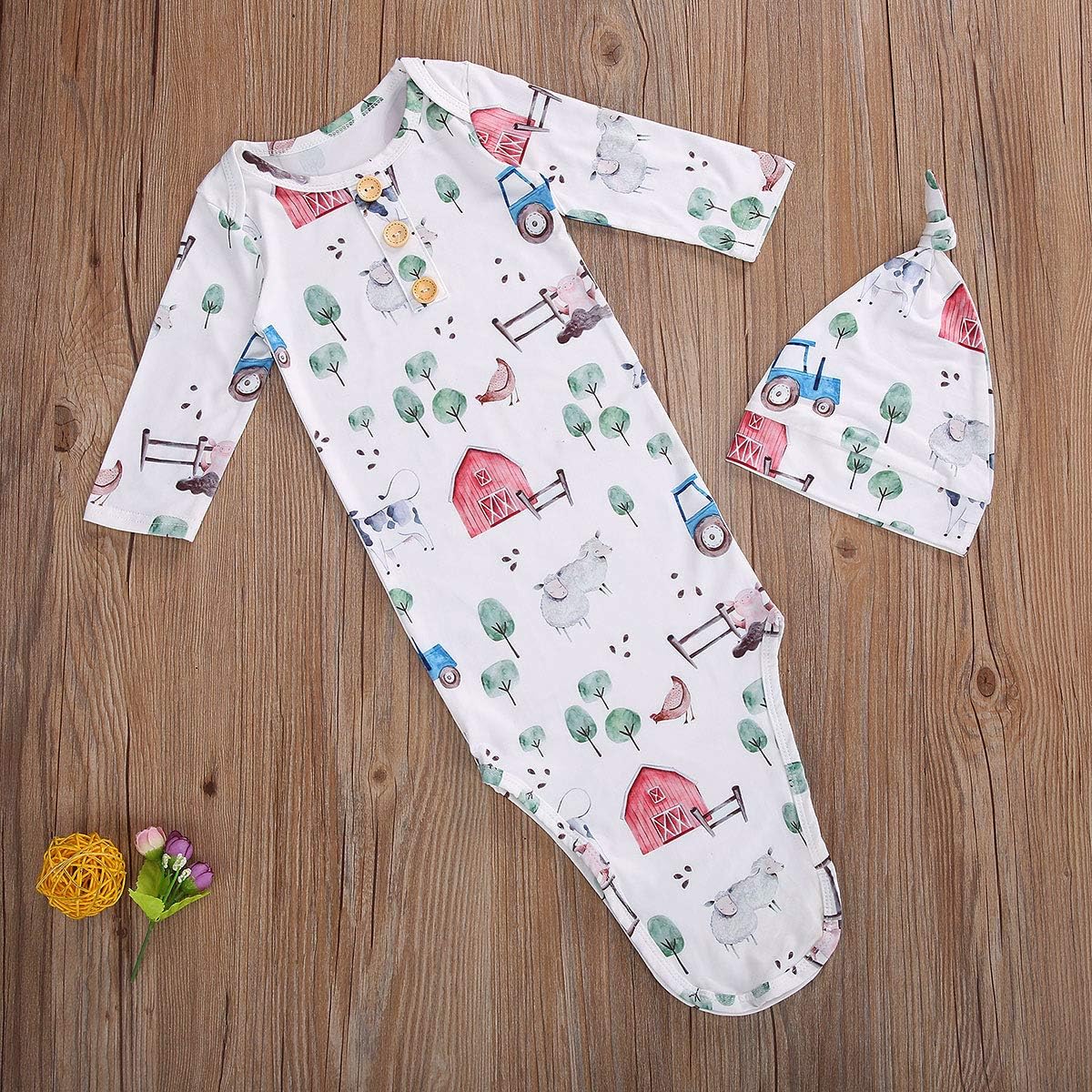 CIYCUIT Knotted Baby Gowns
