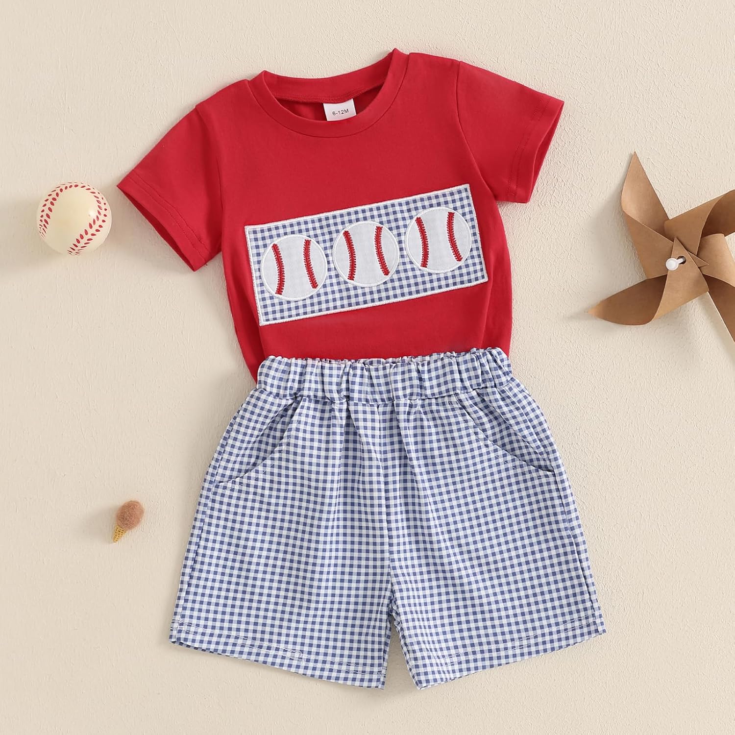 MoZiKQin Toddler Baseball Outfit