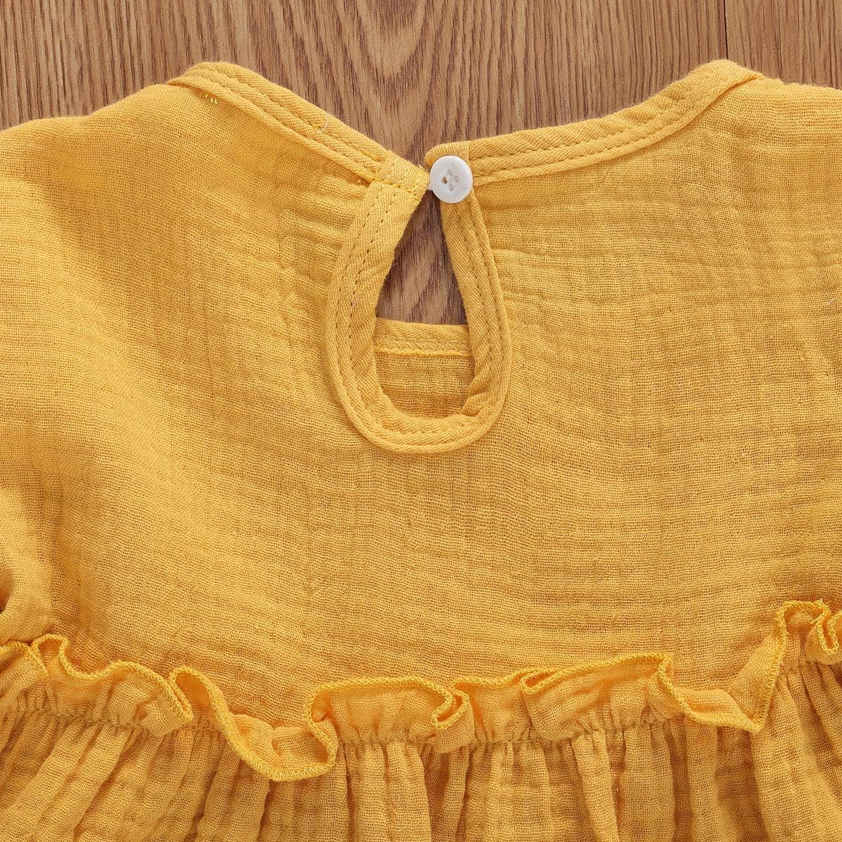 Perfect Summer Outfit for Newborn - Ruffled Solid Set
