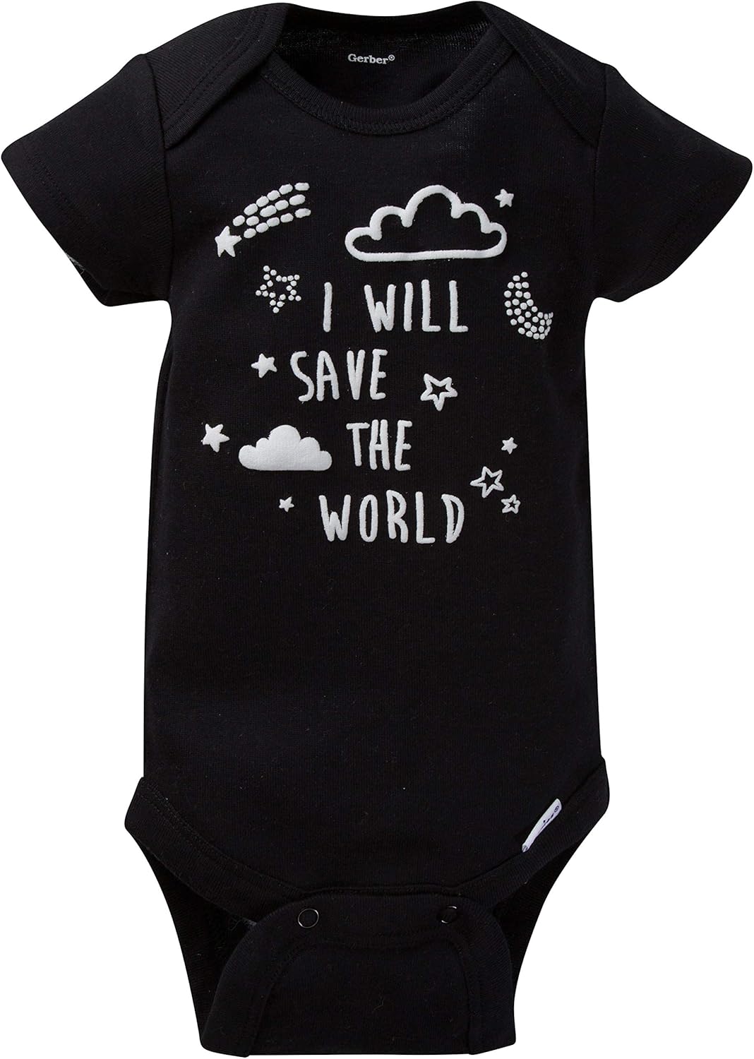 Gerber Baby 8-Pack Soft Easy-Change Onesies