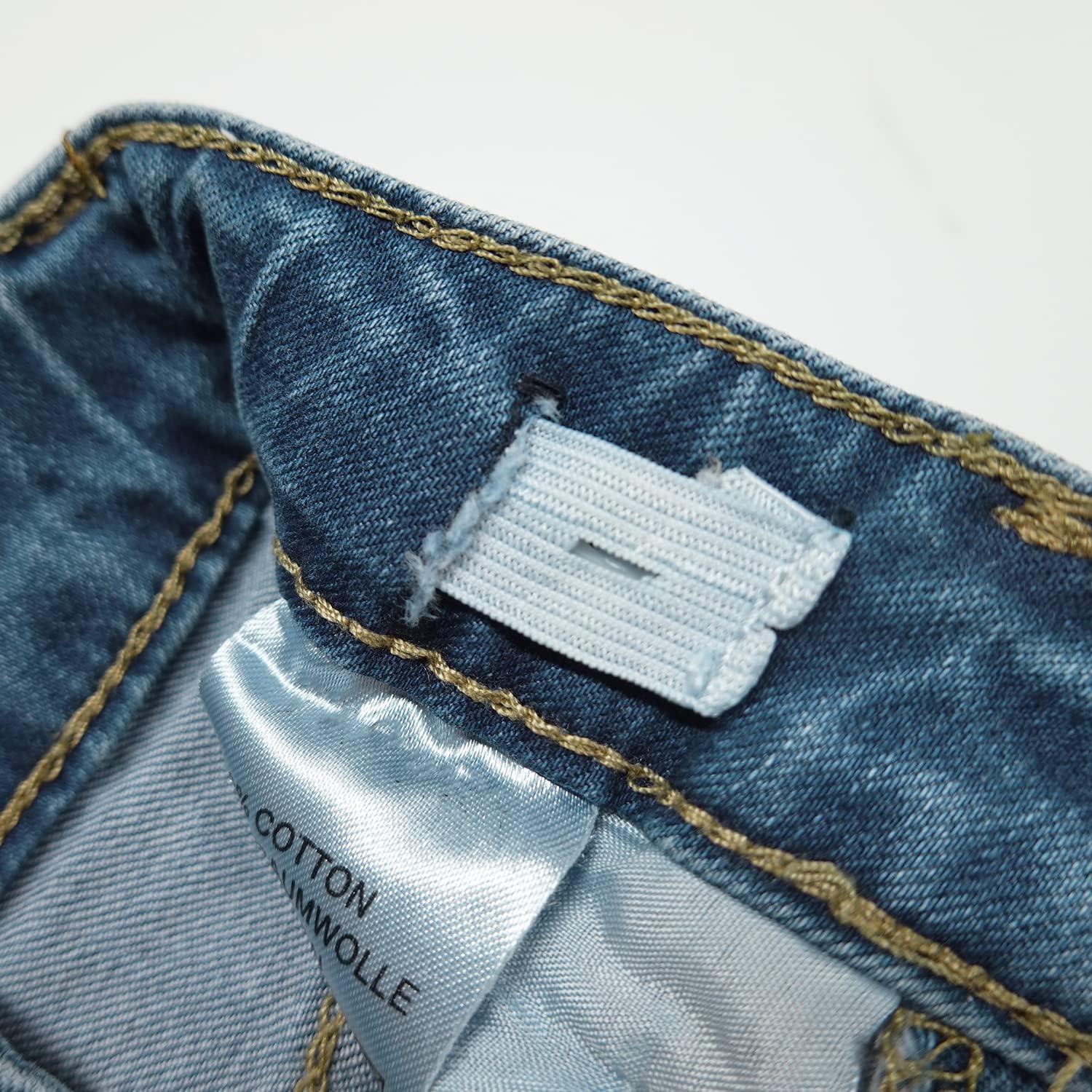KIDSCOOL SPACE - Elastic Ripped Jeans for Little Boys