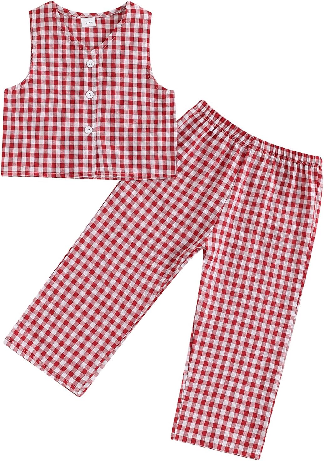 Adorable Plaid Outfit for Toddler Girls