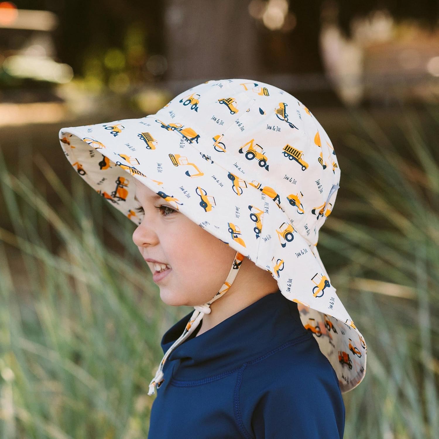 Adjustable Cotton Sun Hat for Kids