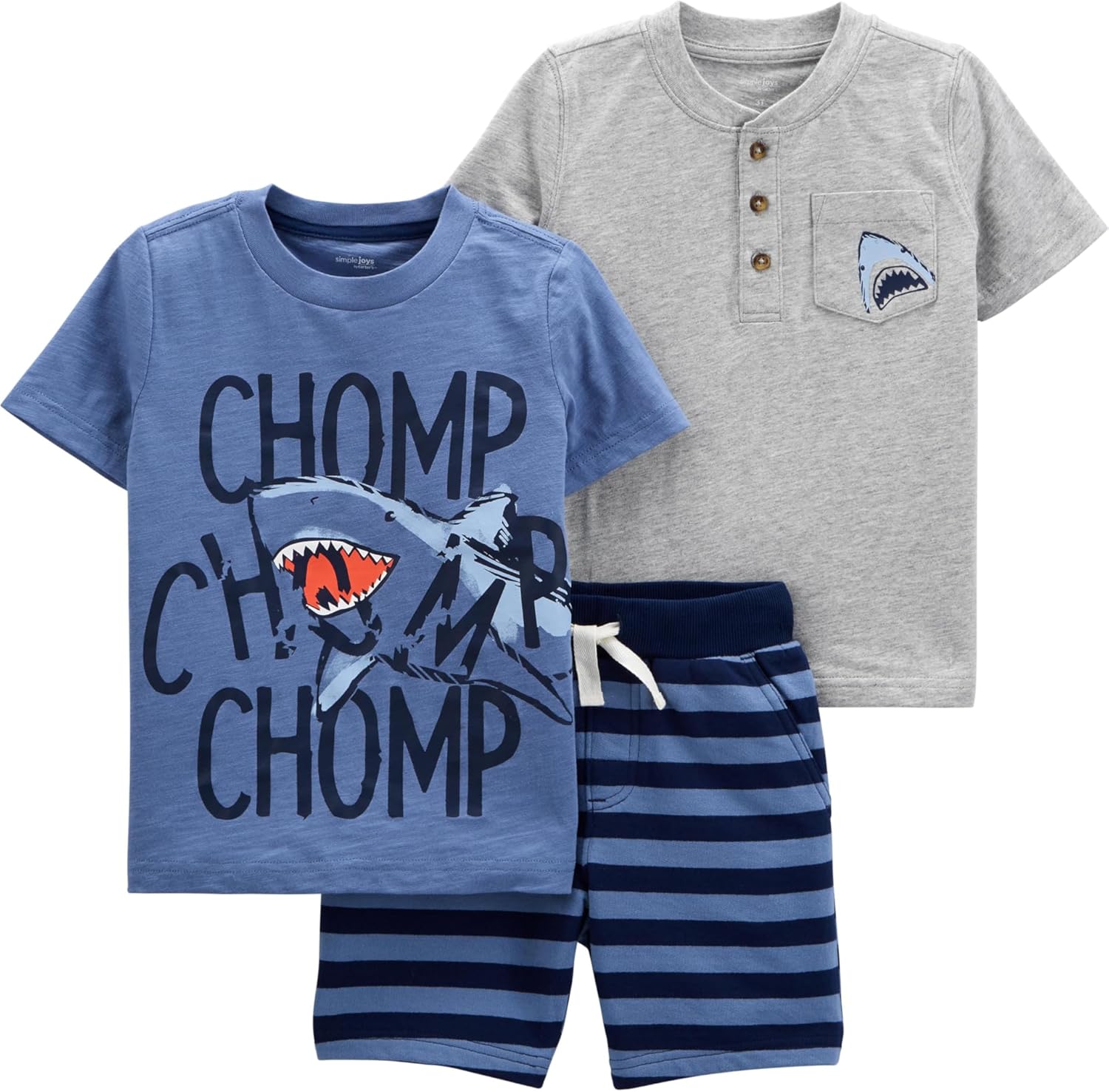 Adorable 3-Piece Playwear Set for Baby Boys