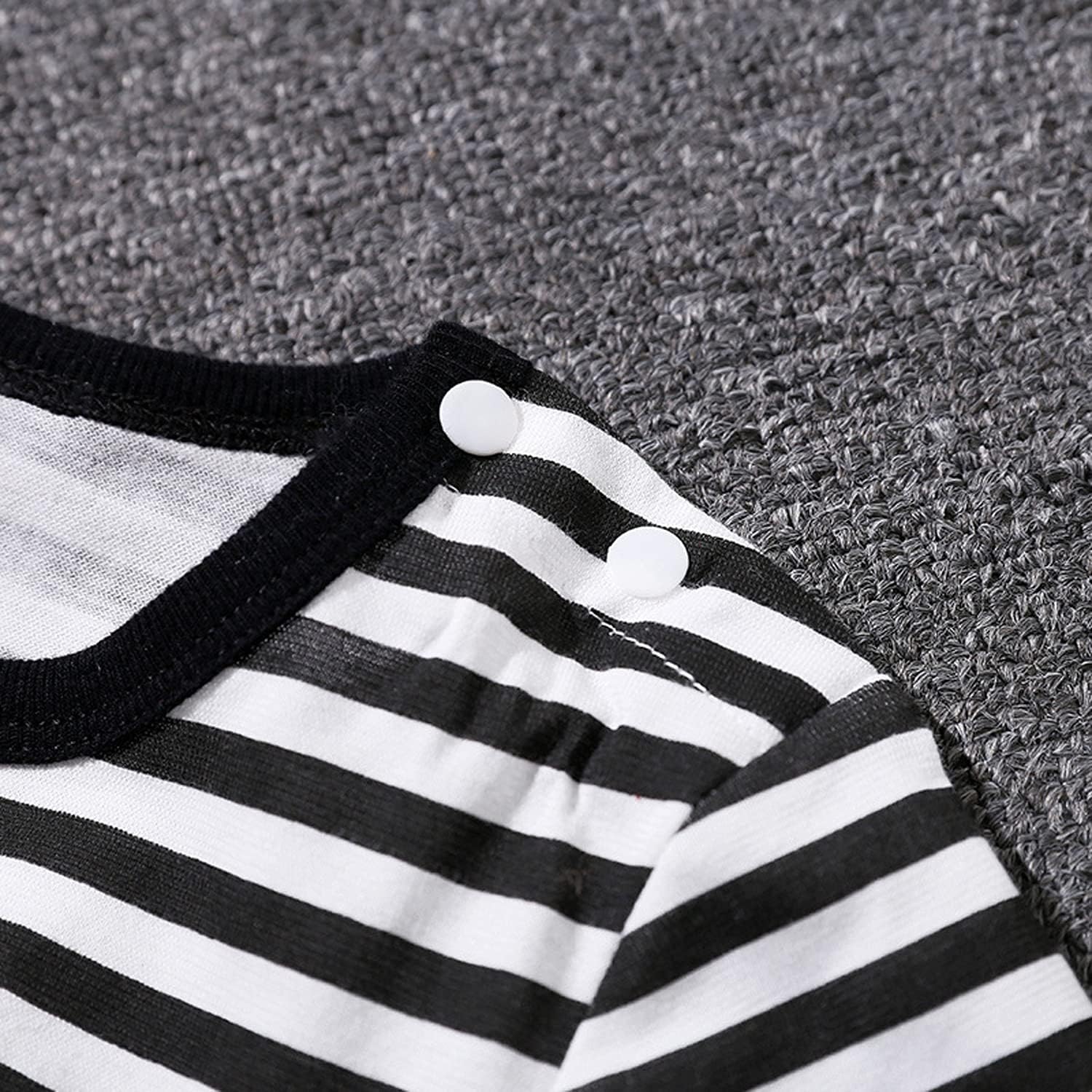 EISHOW Stripe Romper for Baby Boys Girls