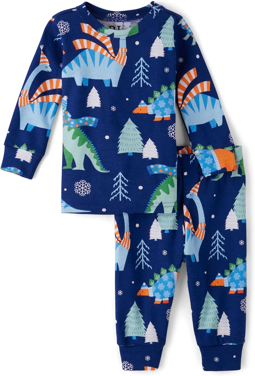 Dino-Themed Snug Fit Pajama for Boys