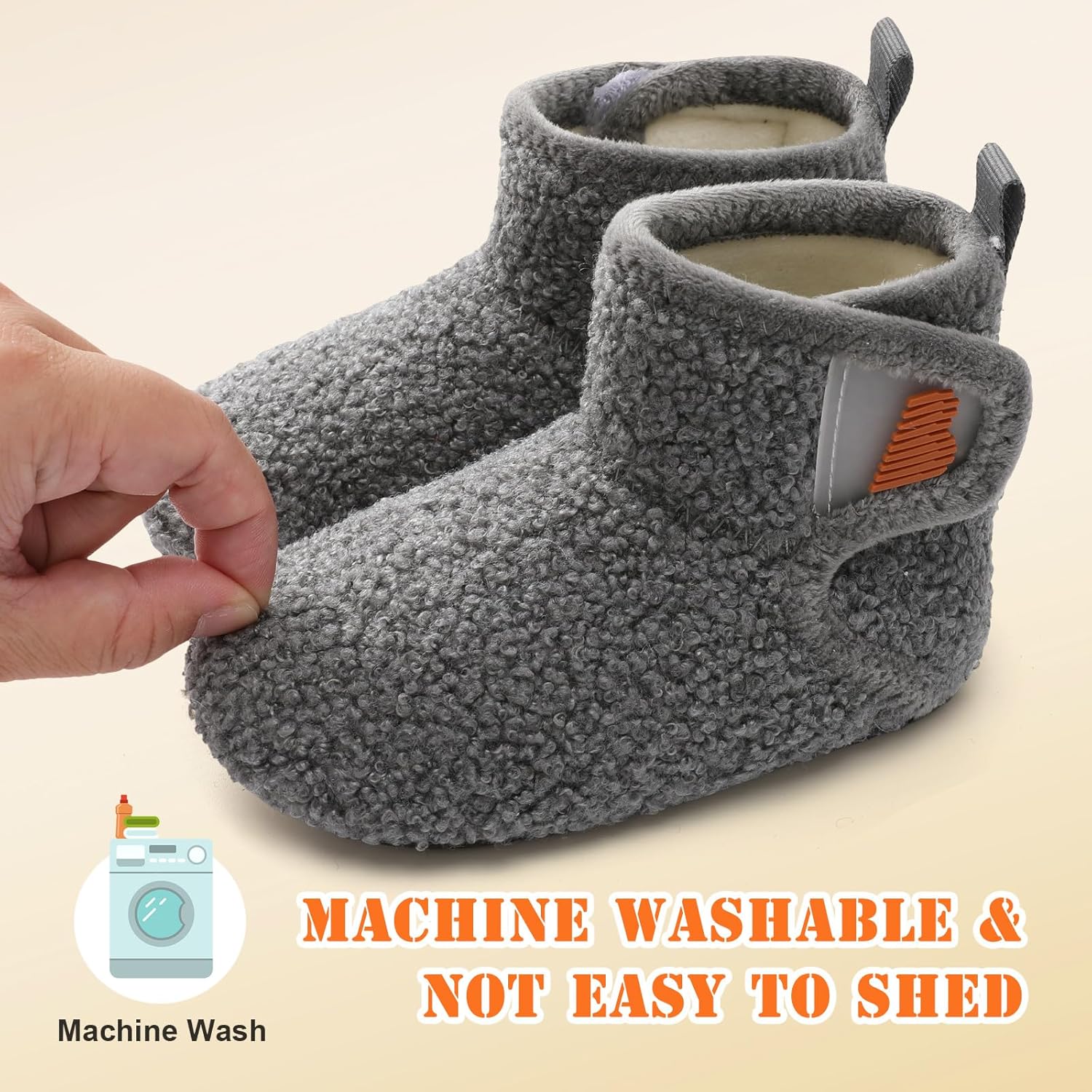 BARERUN Toddler Slippers